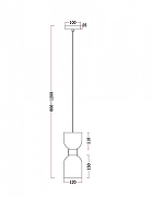 Подвесной светильник Freya Savia FR5203PL-01CH цвет плафона/подвески Белый, цвет арматуры Хром-3