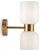 Бра Freya Savia FR5203WL-02BS цвет плафона/подвески Белый, цвет арматуры Латунь