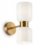 Бра Freya Savia FR5203WL-02BS цвет плафона/подвески Белый, цвет арматуры Латунь-1