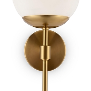 Бра Freya Damask FR5205WL-01BS цвет плафона/подвески Белый, цвет арматуры Латунь-3