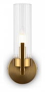 Бра Freya Adeline FR5214WL-01BS цвет плафона/подвески Прозрачный, цвет арматуры Латунь-1