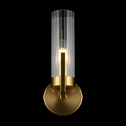 Бра Freya Adeline FR5214WL-01BS цвет плафона/подвески Прозрачный, цвет арматуры Латунь-3