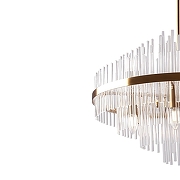 Светильник на штанге Freya Agora FR5216PL-09BS цвет плафона/подвески Прозрачный, цвет арматуры Латунь-5