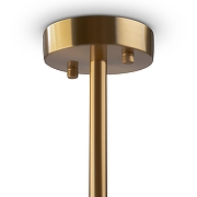 Светильник на штанге Freya Agora FR5216PL-09BS цвет плафона/подвески Прозрачный, цвет арматуры Латунь-6