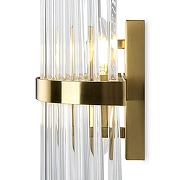 Накладной светильник Freya Agora FR5216WL-02BS цвет плафона/подвески Прозрачный, цвет арматуры Латунь-7