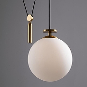 Подвесной светильник Freya Impulse FR5221PL-01BS цвет плафона/подвески Белый, цвет арматуры Латунь-4