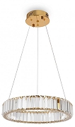 Подвесной светильник Freya Tier FR5257PL-L17G цвет плафона/подвески Прозрачный, цвет арматуры Латунь-1