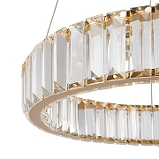 Подвесной светильник Freya Tier FR5257PL-L17G цвет плафона/подвески Прозрачный, цвет арматуры Латунь-3