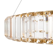 Подвесной светильник Freya Tier FR5257PL-L25G цвет плафона/подвески Прозрачный, цвет арматуры Латунь-3