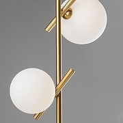 Светильник на штанге Freya Blossom FR5259PL-02BS цвет плафона/подвески Белый, цвет арматуры Латунь-5