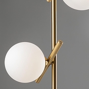 Светильник на штанге Freya Blossom FR5259PL-02BS цвет плафона/подвески Белый, цвет арматуры Латунь-7