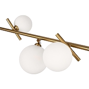 Подвесной светильник Freya Blossom FR5259PL-04BS цвет плафона/подвески Белый, цвет арматуры Латунь-8