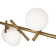 Подвесной светильник Freya Blossom FR5259PL-06BS цвет плафона/подвески Белый, цвет арматуры Латунь-5