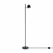 Торшер Freya Unique FR5279FL-L7B цвет плафона/подвески Черный, цвет арматуры Черный-2