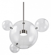 Подвесной светильник Freya Amoris FR5281PL-L10N цвет плафона/подвески Прозрачный, цвет арматуры Никель