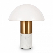 Настольная лампа Freya Marfil FR5285TL-01BS цвет плафона/подвески Белый, цвет арматуры Латунь-1