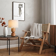 Настольная лампа Freya Forest FR5326TL-01BG цвет плафона/подвески Бежевый, цвет арматуры Латунь-6