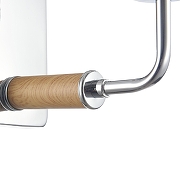 Бра Freya Helen FR5329-WL-01-CH цвет плафона/подвески Бежевый, Коричневый, цвет арматуры Коричневый, Хром-6