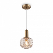 Подвесной светильник Freya Fero FR5366PL-01BS цвет плафона/подвески Оранжевый, цвет арматуры Латунь-2