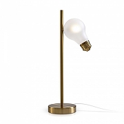 Настольная лампа Freya Evidence FR5372TL-01BS цвет плафона/подвески Белый, цвет арматуры Латунь-1