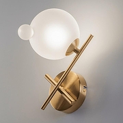 Бра Freya Flaty FR5374WL-01BS цвет плафона/подвески Белый, цвет арматуры Латунь-4