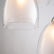 Подвесной светильник Freya Astery FR5375PL-03CH цвет плафона/подвески Белый, Прозрачный, цвет арматуры Хром-4