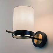 Бра Freya Bogy FR5377WL-01B цвет плафона/подвески Бежевый, цвет арматуры Черный-4