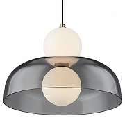 Подвесной светильник Freya Frisky FR5385PL-L17B цвет плафона/подвески Белый, Серый, цвет арматуры Латунь