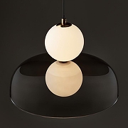 Подвесной светильник Freya Frisky FR5385PL-L17B цвет плафона/подвески Белый, Серый, цвет арматуры Латунь-3