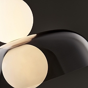 Подвесной светильник Freya Frisky FR5385PL-L17B цвет плафона/подвески Белый, Серый, цвет арматуры Латунь-5