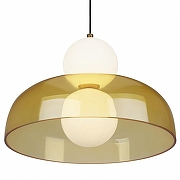Подвесной светильник Freya Frisky FR5385PL-L17YW цвет плафона/подвески Белый, Оранжевый, цвет арматуры Латунь