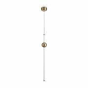 Подвесной светильник Freya Pina FR5387PL-L14.5BS цвет плафона/подвески Белый, цвет арматуры Латунь-1