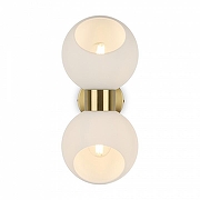 Бра Freya Bony FR5394WL-02BS цвет плафона/подвески Белый, цвет арматуры Латунь-1