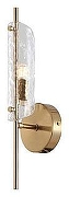 Бра Freya Baret FR5420WL-01BS цвет плафона/подвески Прозрачный, цвет арматуры Латунь