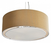 Подвесной светильник Freya Pleating FR5434PL-03BG цвет плафона/подвески Бежевый, цвет арматуры Хром