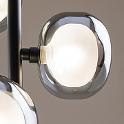 Торшер Freya Shimmer FR5435FL-03B цвет плафона/подвески Дымчатый, цвет арматуры Черный-6