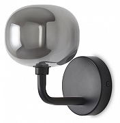 Бра Freya Shimmer FR5435WL-01B цвет плафона/подвески Светло-серый, цвет арматуры Черный