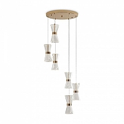 Подвесной светильник Freya Dress FR5438PL-L37G цвет плафона/подвески Прозрачный, цвет арматуры Золото-1