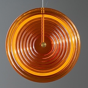 Подвесной светильник Freya Borbon FR5442PL-L11YW цвет плафона/подвески Оранжевый, цвет арматуры Латунь-4