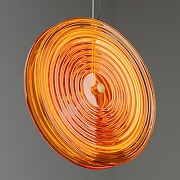 Подвесной светильник Freya Borbon FR5442PL-L11YW цвет плафона/подвески Оранжевый, цвет арматуры Латунь-5