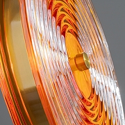 Подвесной светильник Freya Borbon FR5442PL-L11YW цвет плафона/подвески Оранжевый, цвет арматуры Латунь-6