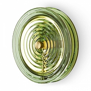 Накладной светильник Freya Borbon FR5442WL-L7GN цвет плафона/подвески Зеленый, цвет арматуры Латунь-3