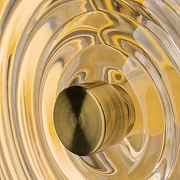 Накладной светильник Freya Borbon FR5442WL-L7TR цвет плафона/подвески Прозрачный, цвет арматуры Латунь-6