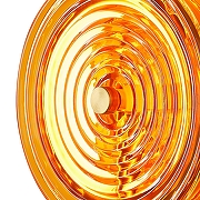 Накладной светильник Freya Borbon FR5442WL-L7YW цвет плафона/подвески Оранжевый, цвет арматуры Латунь-4