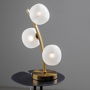 Настольная лампа Freya Donuts FR5444TL-03BS цвет плафона/подвески Белый, цвет арматуры Латунь-4