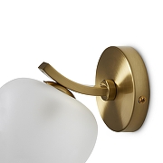 Бра Freya Donuts FR5444WL-01BS цвет плафона/подвески Белый, цвет арматуры Латунь-4