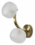 Бра Freya Donuts FR5444WL-02BS цвет плафона/подвески Белый, цвет арматуры Латунь