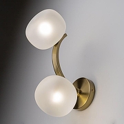 Бра Freya Donuts FR5444WL-02BS цвет плафона/подвески Белый, цвет арматуры Латунь-3