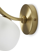 Бра Freya Donuts FR5444WL-02BS цвет плафона/подвески Белый, цвет арматуры Латунь-5