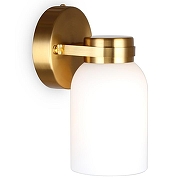 Бра Freya Kamelia FR5446WL-01BS цвет плафона/подвески Белый, цвет арматуры Латунь